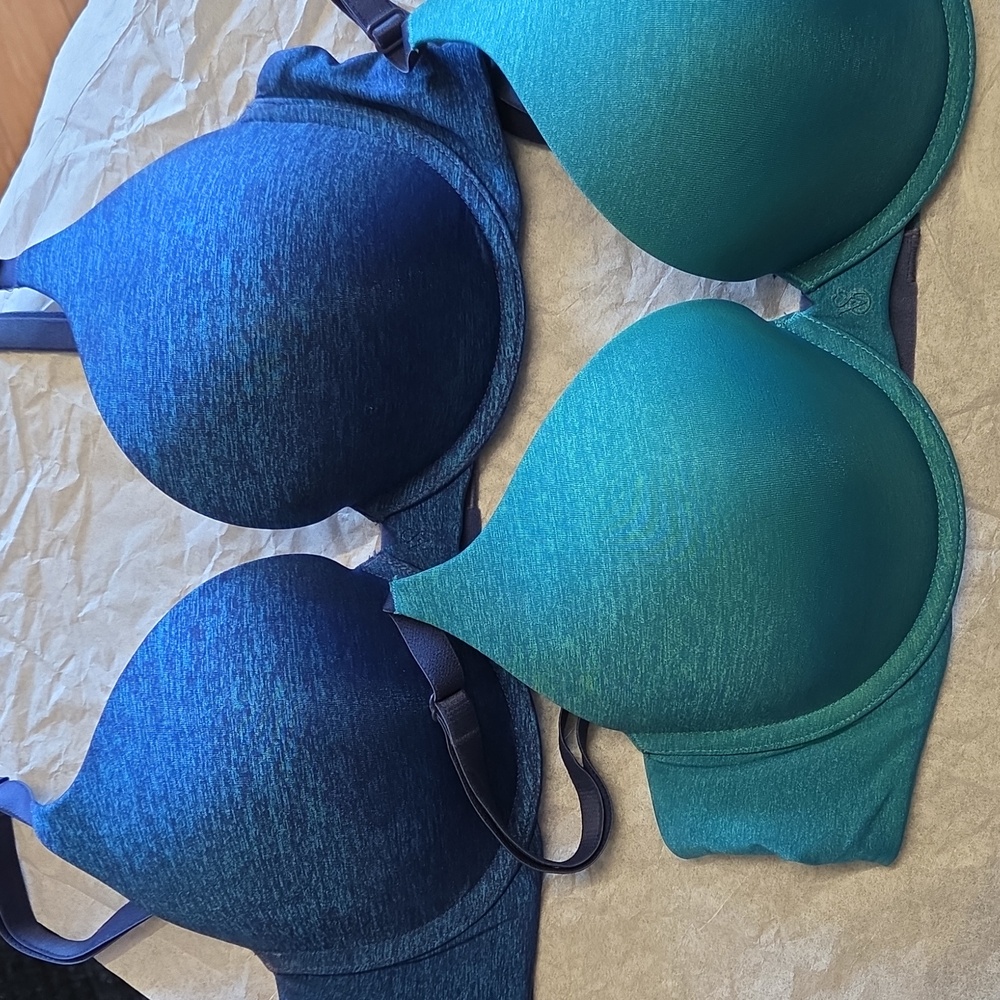 Blue and Teal Padded Bras
